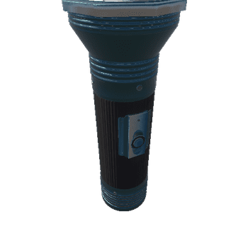 Vintage Flashlight - Blue